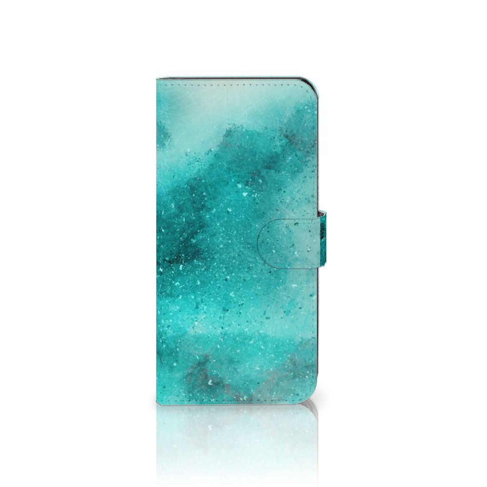Hoesje Xiaomi Poco F5 Painting Blue design turquoise aanzicht