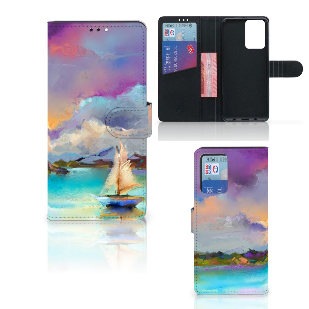 Hoesje Xiaomi Redmi Note 10 Pro Boat artistiek design abstracte boot aanzicht