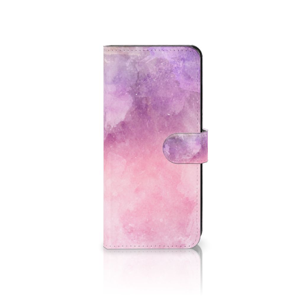 Hoesje Xiaomi Redmi Note 12 4G Pink Purple Paint bookcase model roze paars schilderachtig
