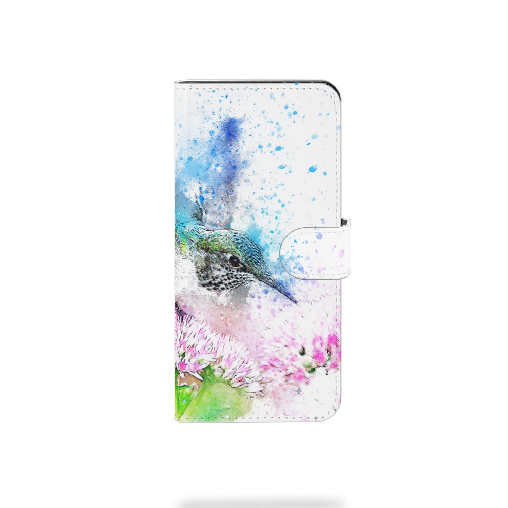 Hoesje Xiaomi Redmi Note 13 Pro Plus Vogel kolibrie bloem aanzicht