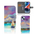 Hoesje iPhone 15 Plus Boat met artistiek ontwerp van een boot in kleurrijke tinten 🌈.