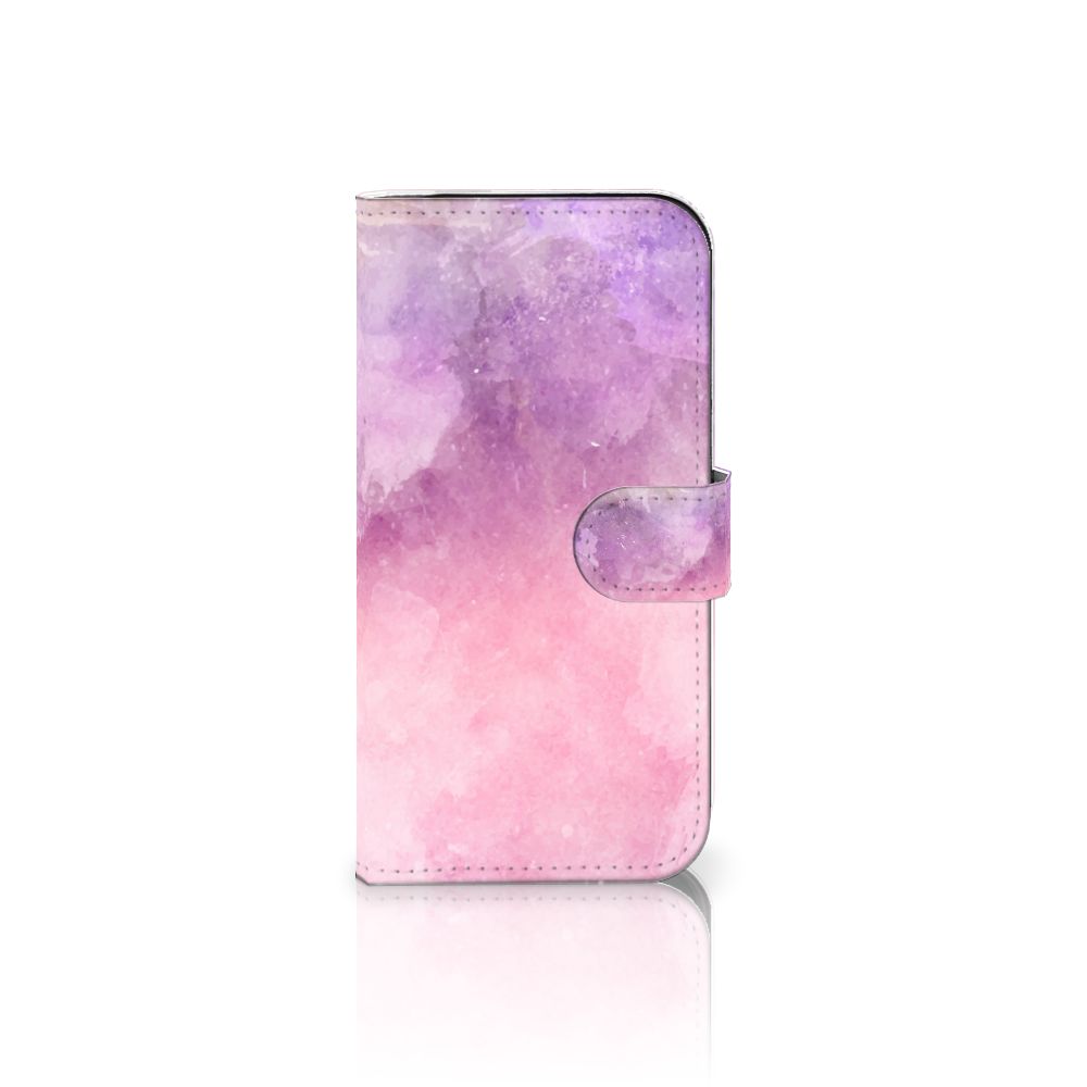 Apple iPhone 16 Pro hoesje Pink Purple Paint voorkant