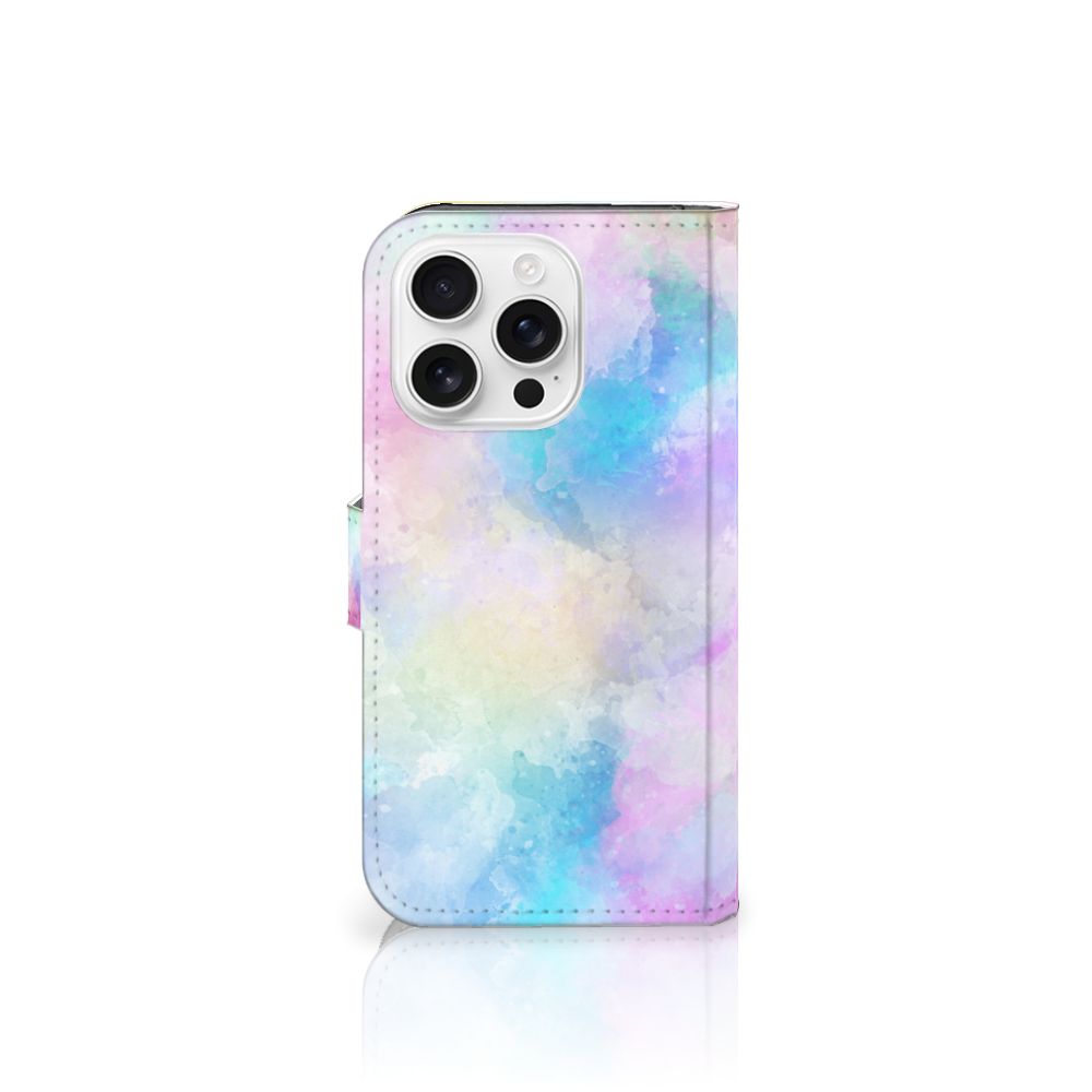 Hoesje iPhone 16 Pro Watercolor Light hoesje watercolor light front