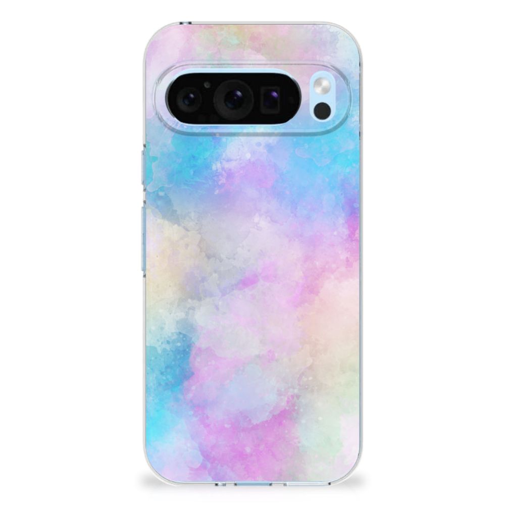 Hoesje maken Google Pixel 9 | 9 Pro Watercolor Light achterzijde