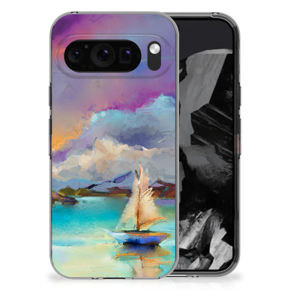Hoesje maken Google Pixel 9 Pro XL Boat kunst design bootje meer