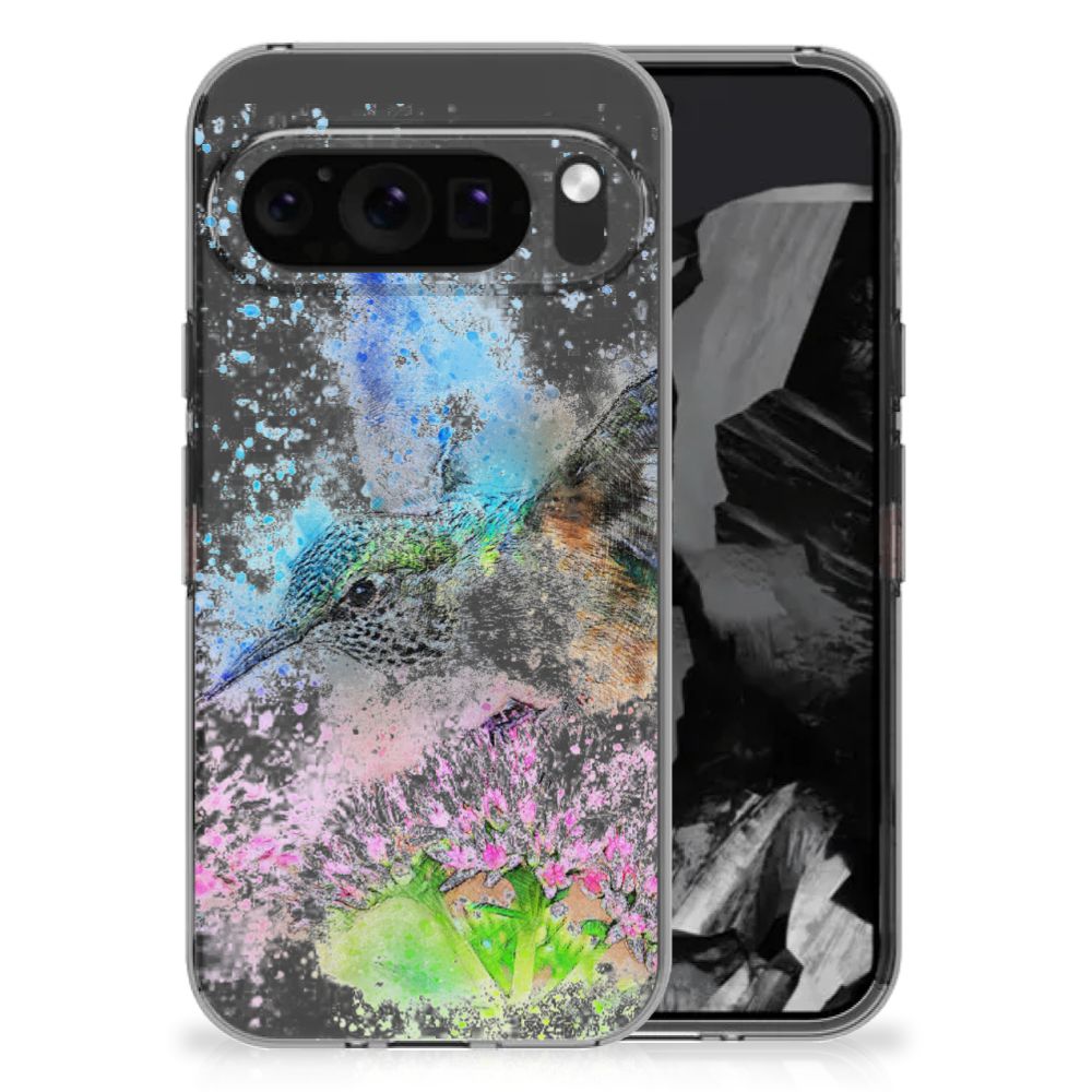 Hoesje maken Google Pixel 9 Pro XL Vogel kleurrijk ontwerp voorzijde