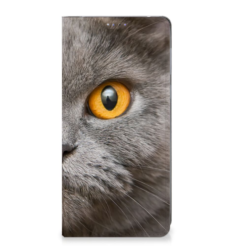 Hoesje maken Motorola Edge 40 Britse Korthaar designnaam close-up
