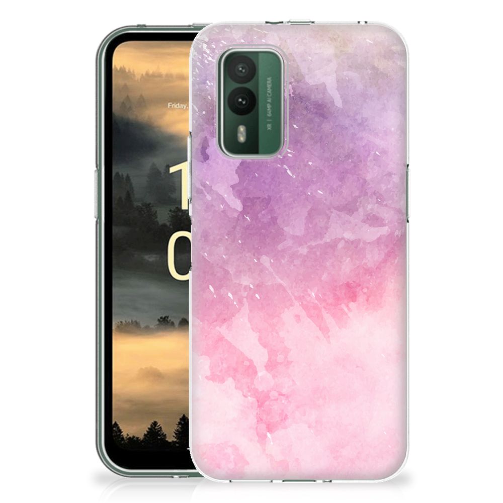 Hoesje maken Nokia XR21 Pink Purple Paint met elegant design voor perfecte bescherming en uitstraling 🎨