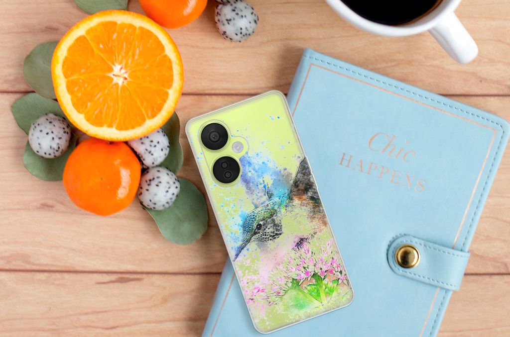 OnePlus Nord CE 3 Lite Hoesje maken Vogel design aanzicht