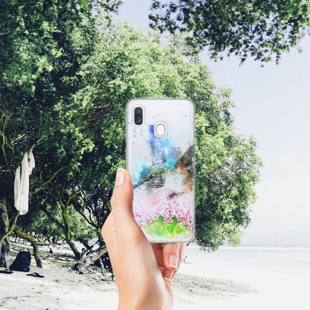 Hoesje maken Samsung Galaxy A40 Vogel