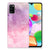 Samsung Galaxy A41 hoesje maken Pink Purple Paint achterkant