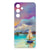 Samsung Galaxy S24 FE Hoesje maken Boat abstract schilderij boot meer