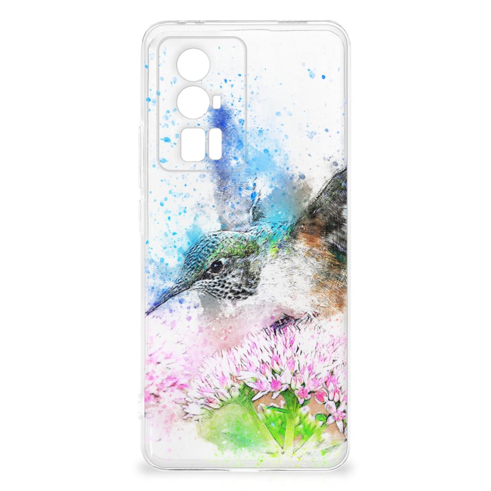 Xiaomi Poco F5 Pro Hoesje maken Vogel design aanzicht