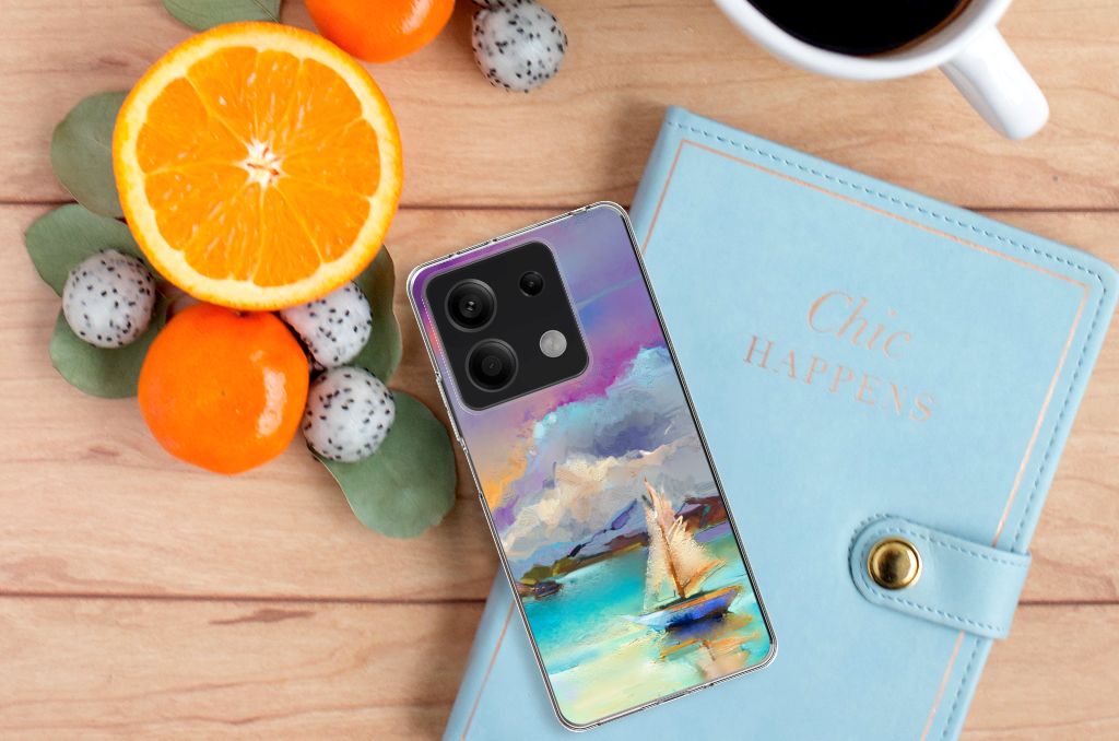 Hoesje maken Xiaomi Redmi Note 13 5G Boat abstract boot water