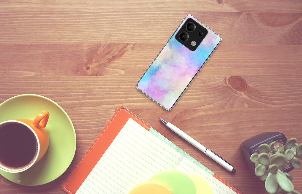 Hoesje maken Xiaomi Redmi Note 13 5G Watercolor Light bovenaanzicht