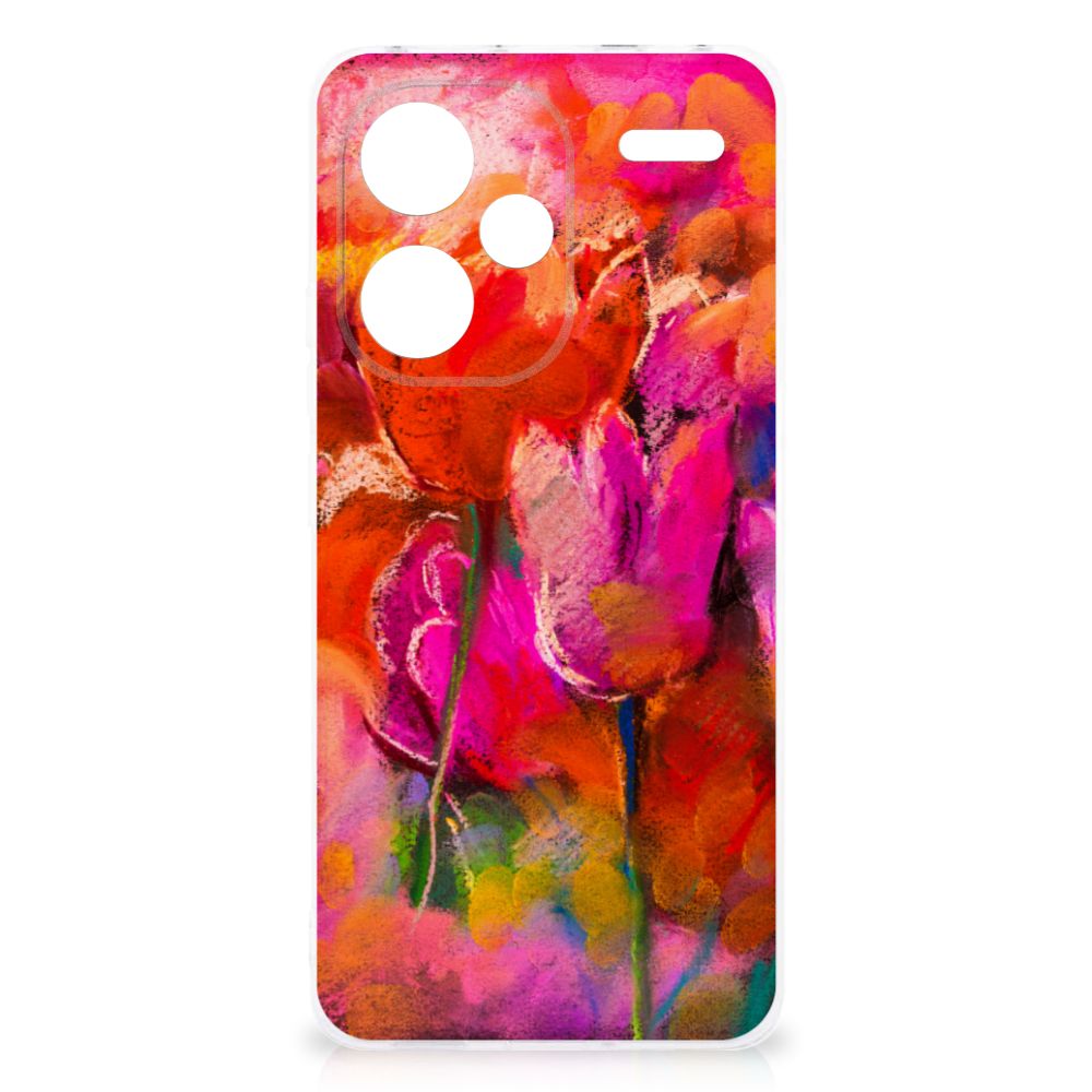 Hoesje maken Xiaomi Redmi Note 13 Pro Plus Tulips achterkant