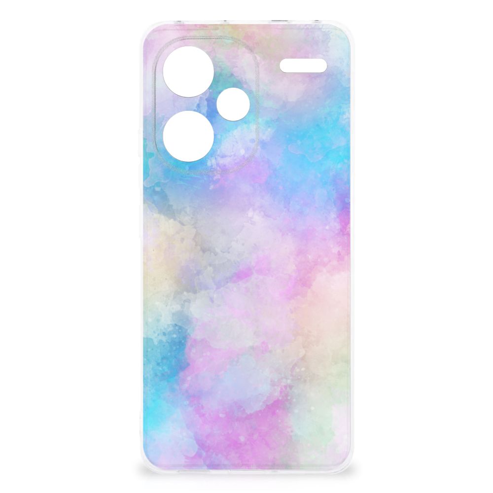 Xiaomi Redmi Note 13 Pro Plus Hoesje maken Watercolor Light achteraanzicht