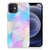 iPhone 12 12 Pro hoesje maken Watercolor Light achterkant zijaanzicht