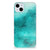 Hoesje maken iPhone 15 Painting Blue design turquoise aanzicht