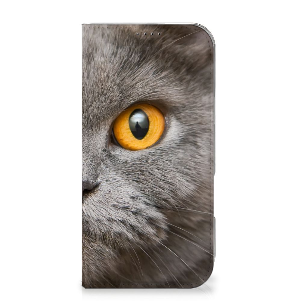 Hoesje maken iPhone 16 Pro Max Britse Korthaar design Brits Korthaar aanzicht
