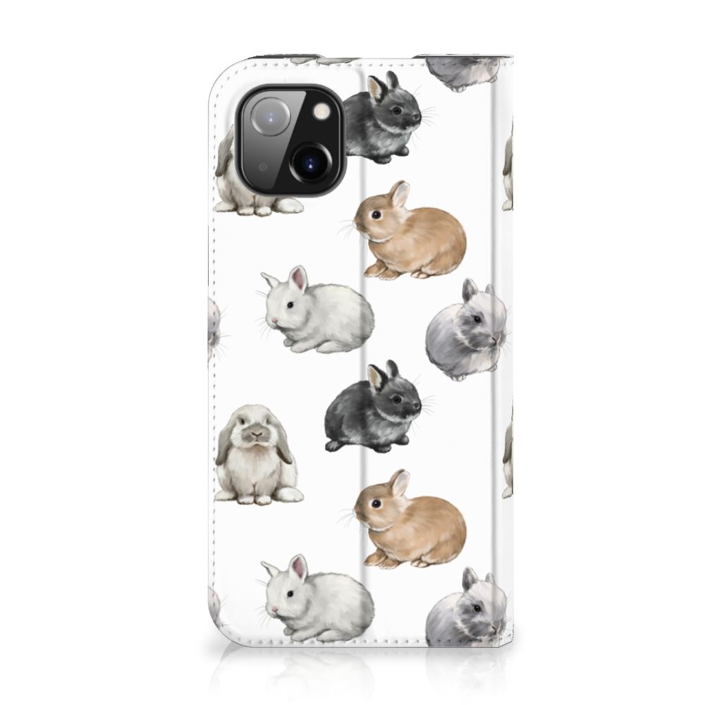 Hoesje maken voor Apple iPhone 14 Plus Konijntjes