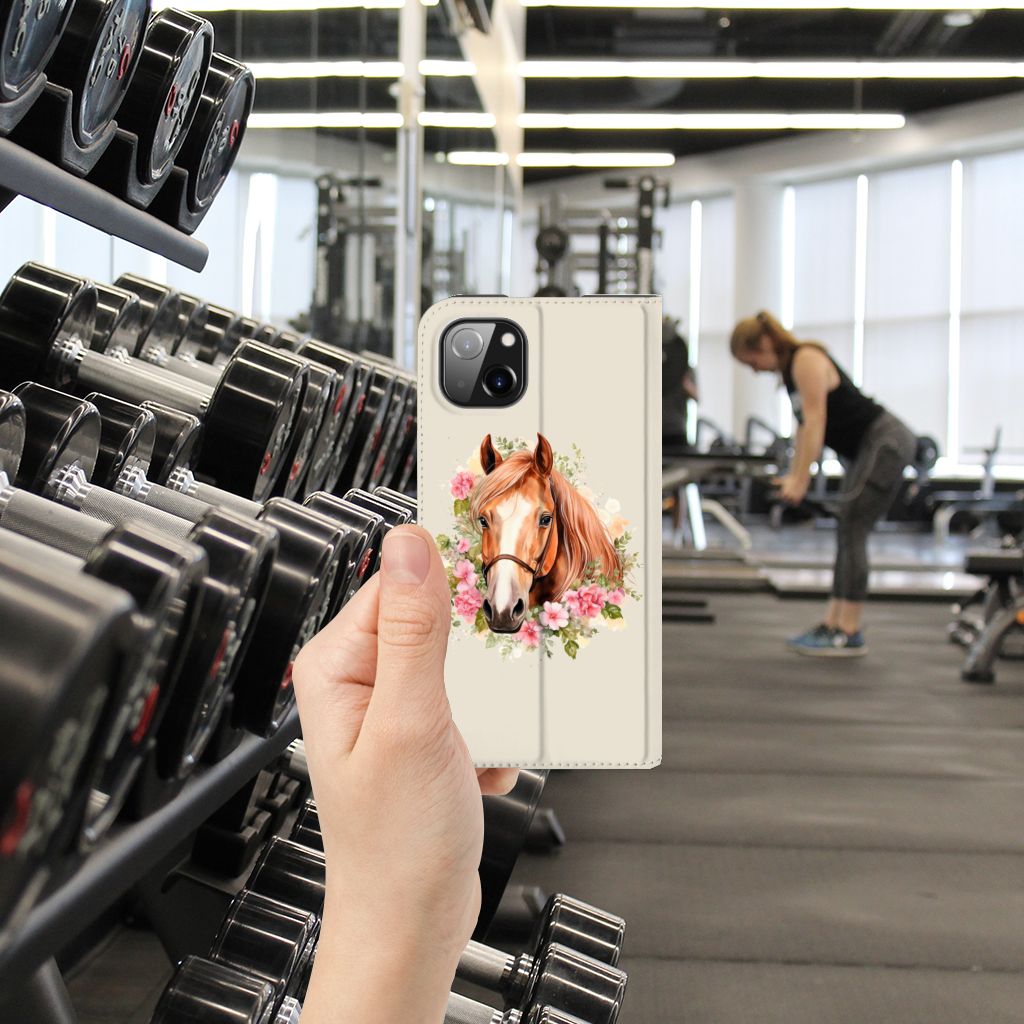 Hoesje maken voor Apple iPhone 14 Plus Paard