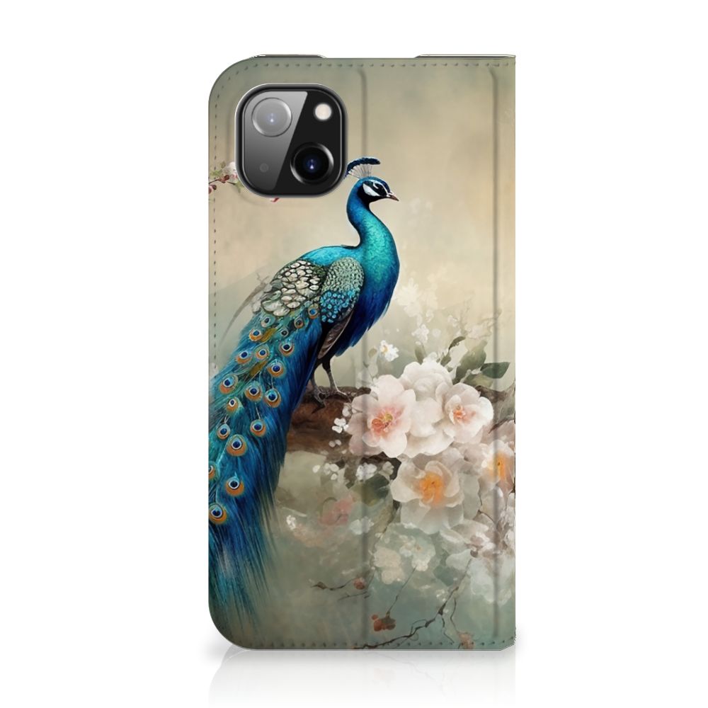 Hoesje maken voor Apple iPhone 14 Plus Vintage Pauwen