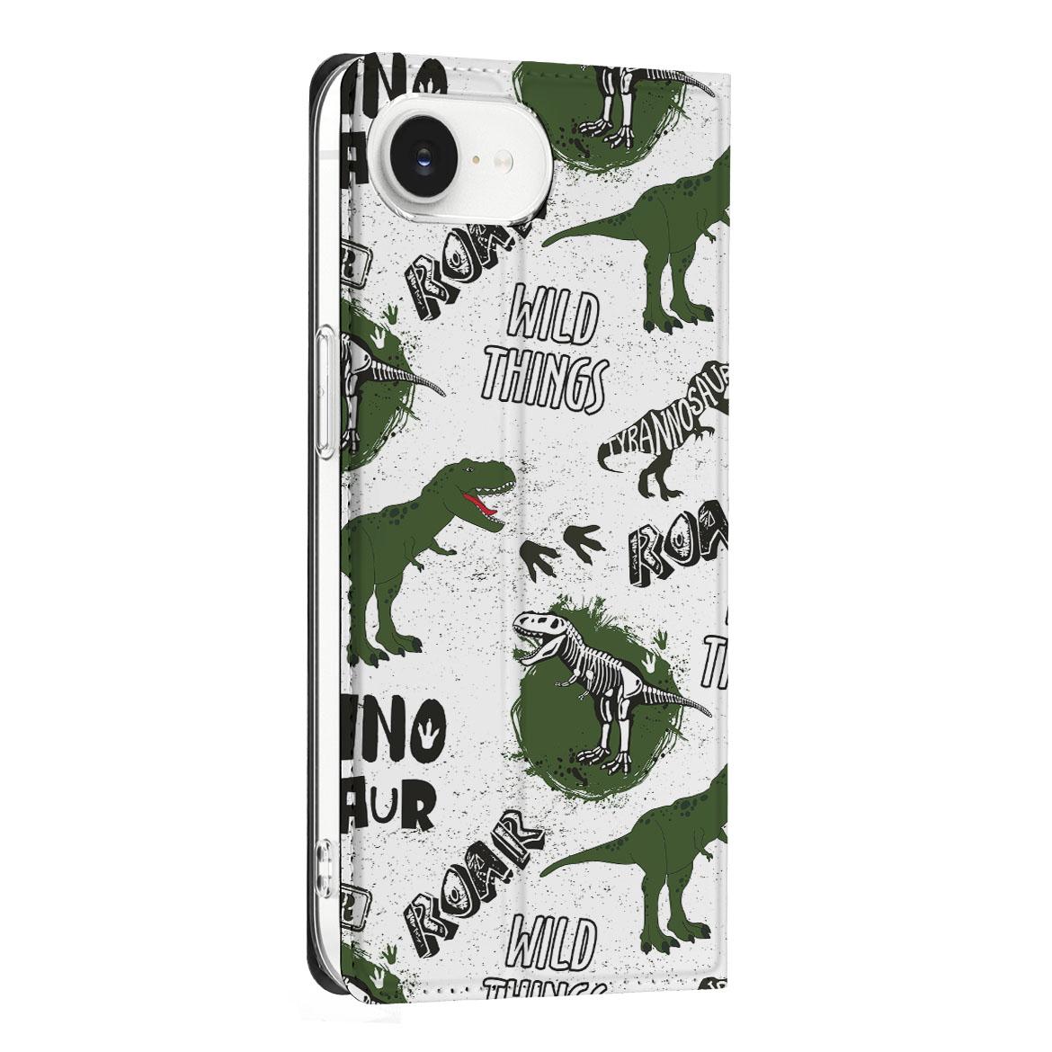 Apple iPhone 16e Hoesje maken Dinosaurus design voorkant