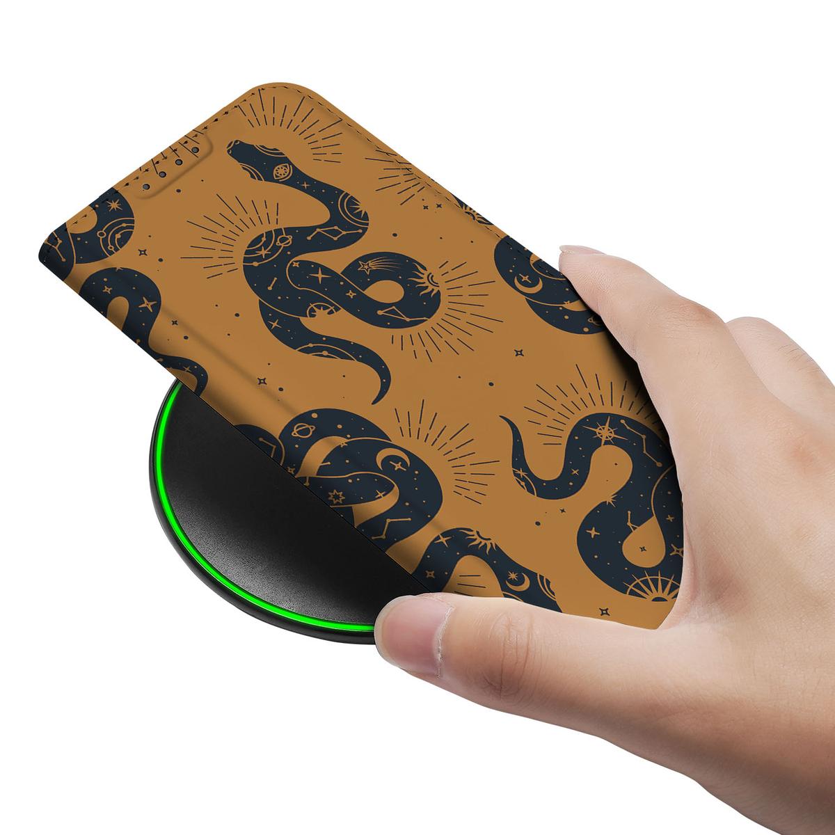 Apple iPhone 16e Hoesje maken Snakes bovenaanzicht