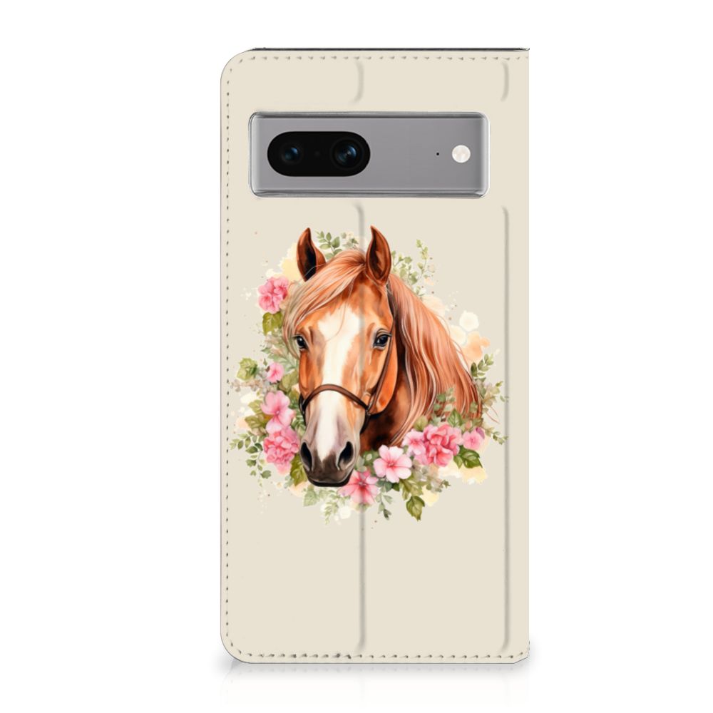 Google Pixel 7 Hoesje maken Paard voorzijde