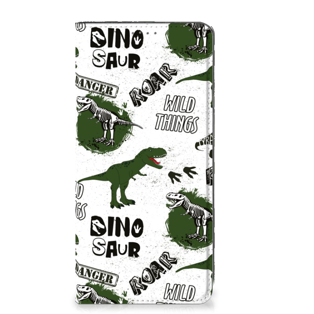 Hoesje maken voor Google Pixel 7 Pro Dinosaurus dino design vooraanzicht