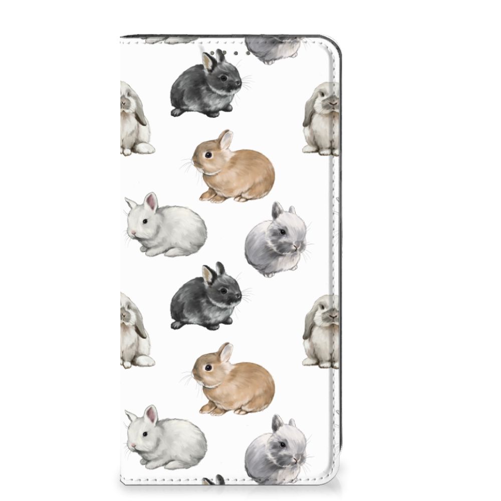 Google Pixel 7 Pro Hoesje maken voor Google Pixel 7 Pro Konijntjes design konijntjes aanzicht