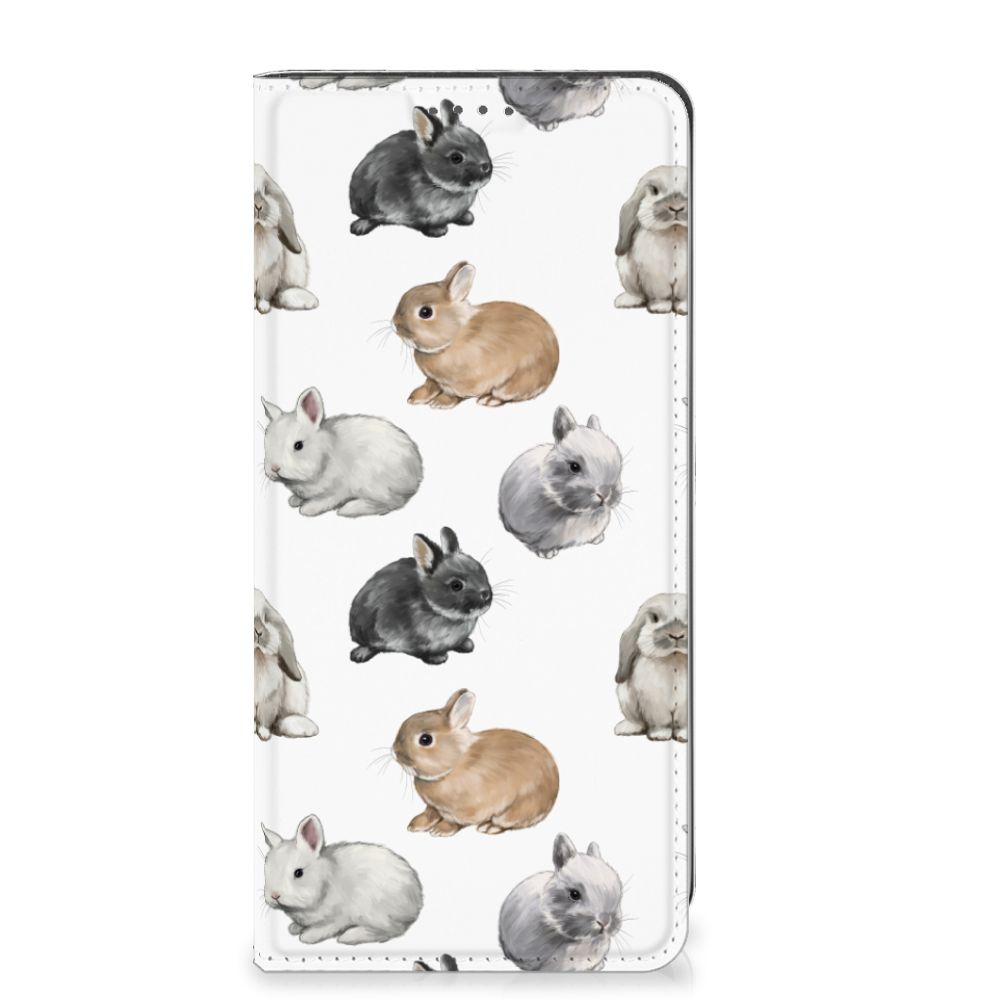 Google Pixel 7A Hoesje maken voor Google Pixel 7A Konijntjes design voorkant