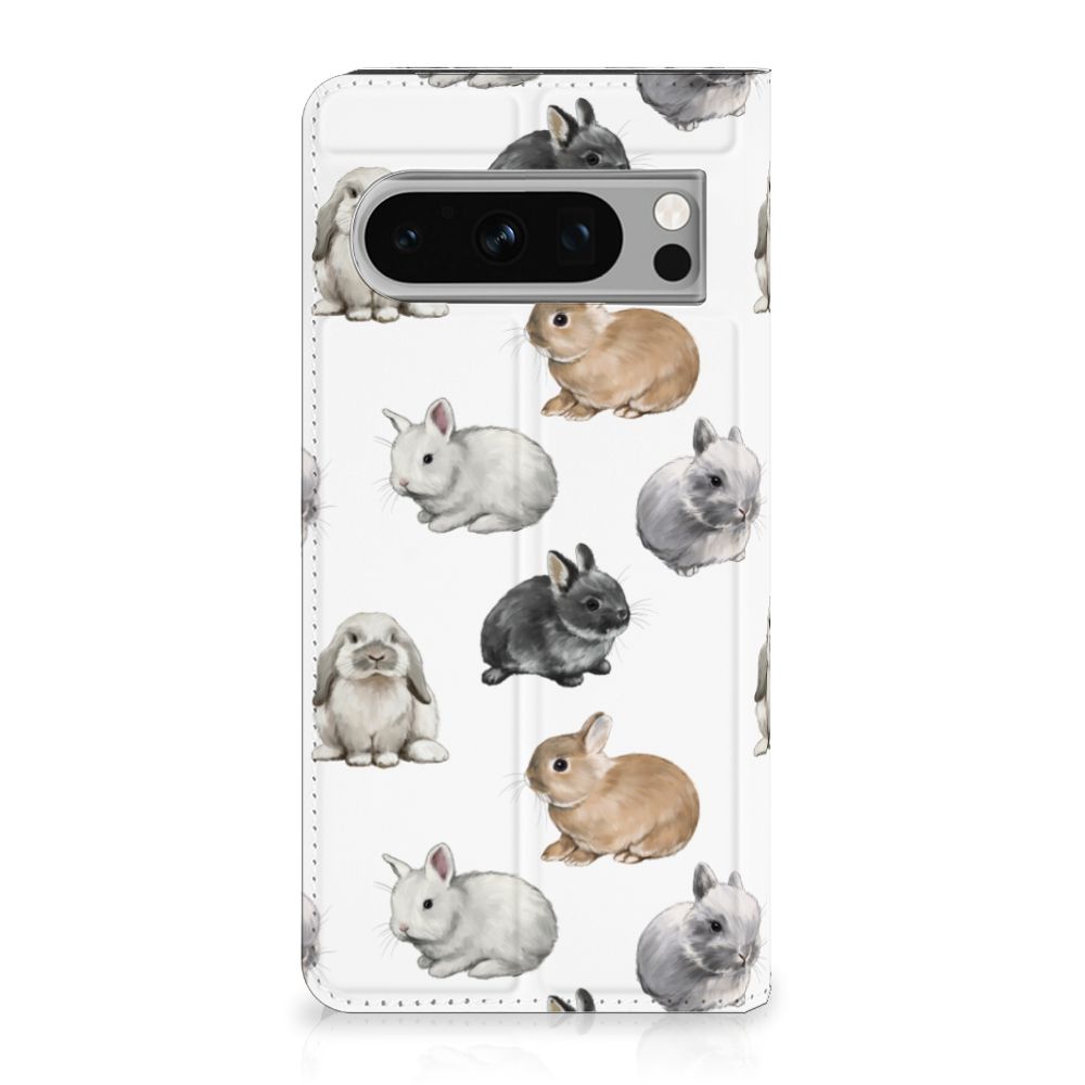 Google Pixel 8 Pro Hoesje maken voor Google Pixel 8 Pro Konijntjes voorkant