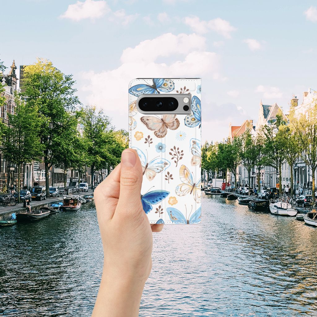 Google Pixel 8 Pro Hoesje maken Vlinder hand aanzicht