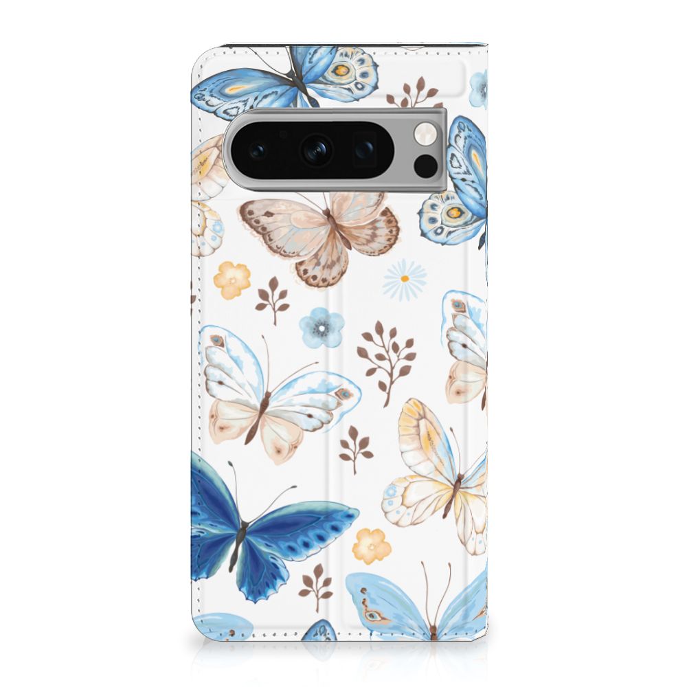 Google Pixel 8 Pro Hoesje maken Vlinder design voorkant