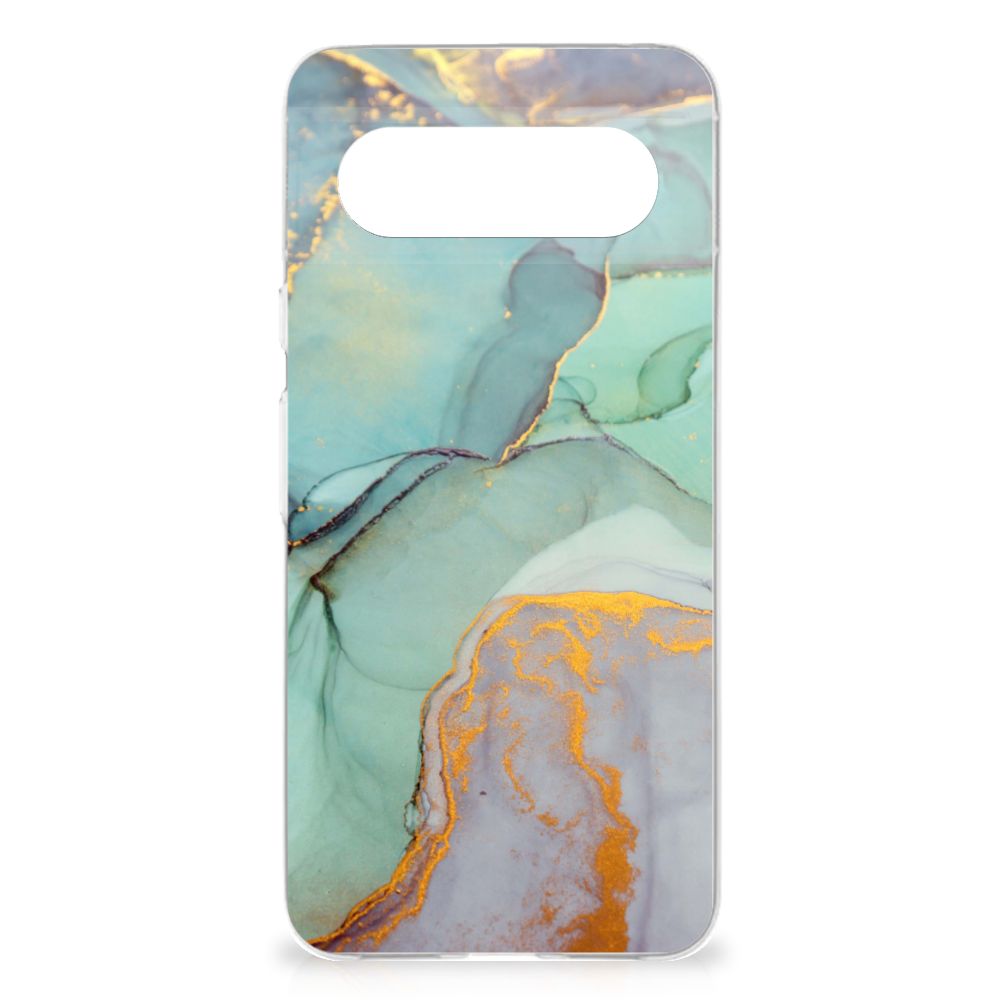 Google Pixel 8 hoesje maken Watercolor Mix achterkant