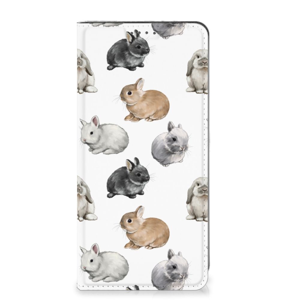 Google Pixel 8A Hoesje maken voor Google Pixel 8A Konijntjes design konijntjes voorkant
