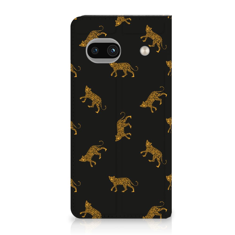 Google Pixel 8A Hoesje maken voor Google Pixel 8A Leopards design vooraanzicht
