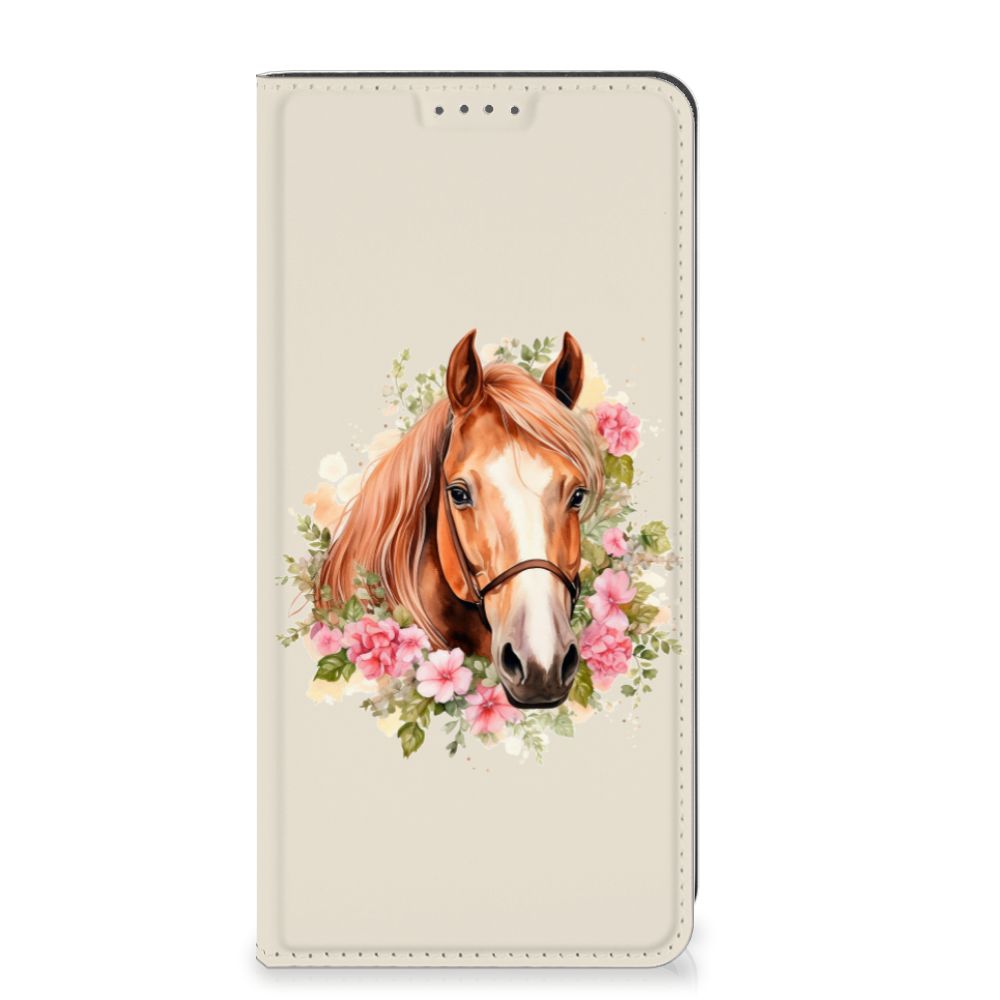 Google Pixel 8A Hoesje maken Paard voorkant