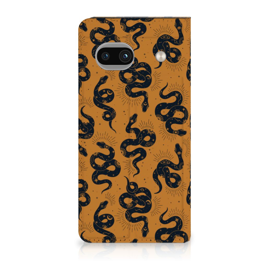 Google Pixel 8A Hoesje maken Snakes design voorkant