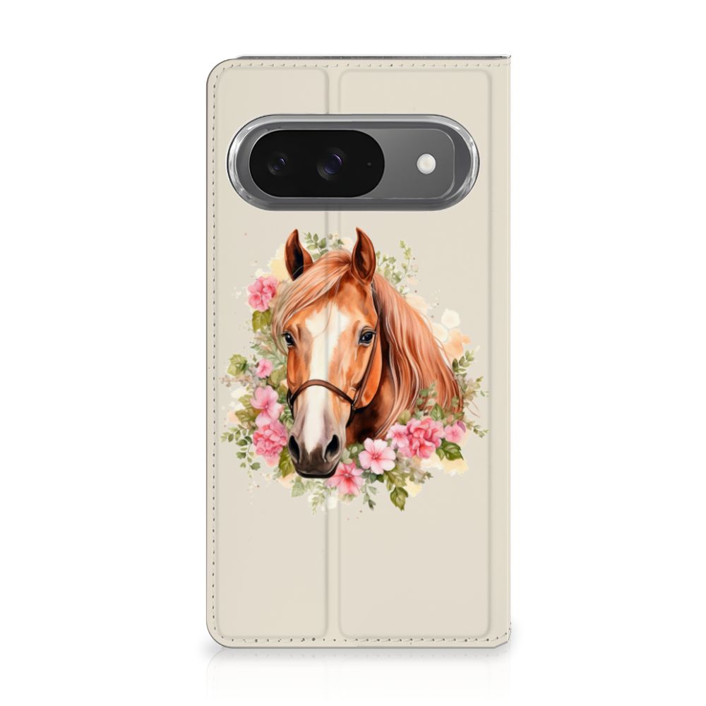 Google Pixel 9 | 9 Pro Hoesje maken Paard voorkant