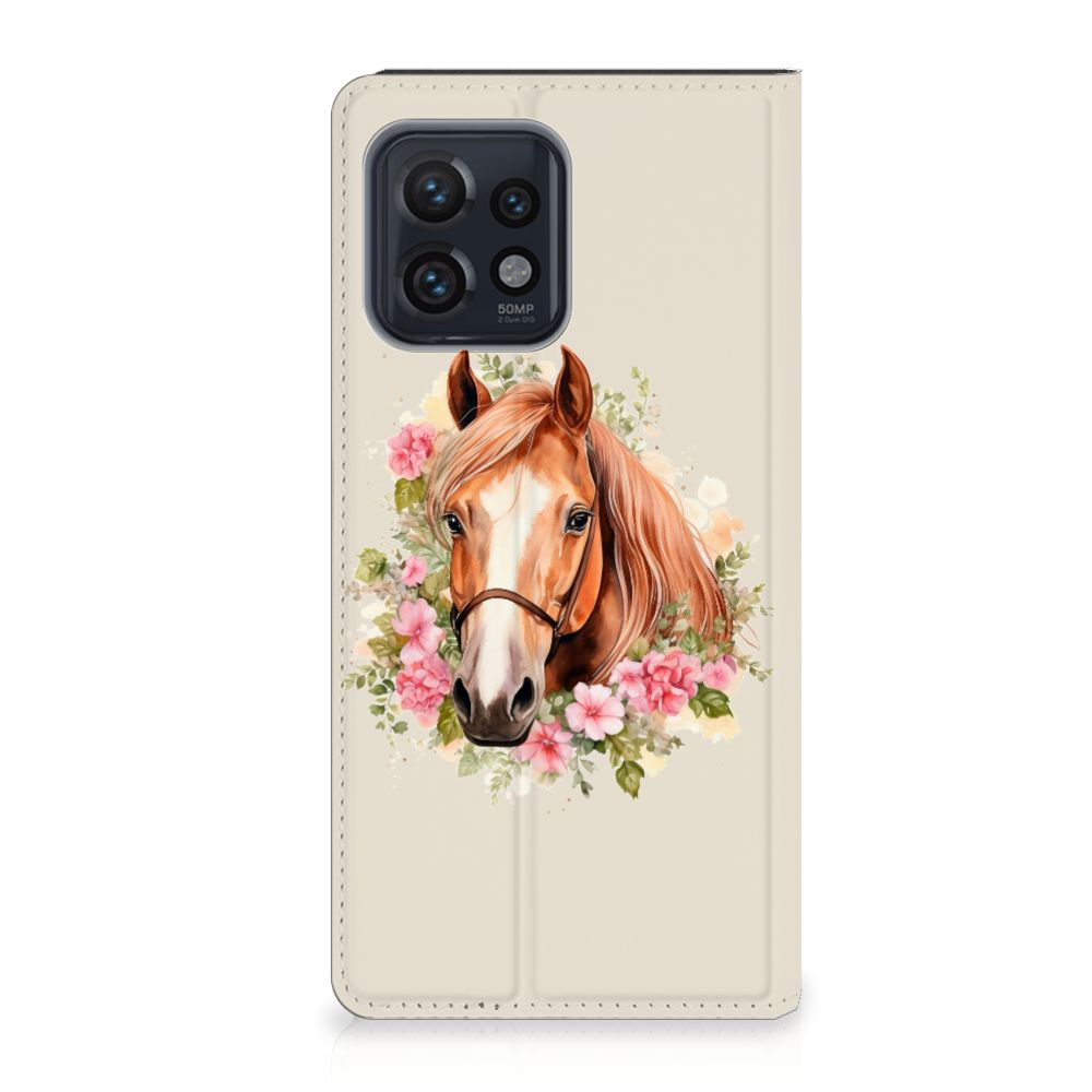 Motorola Edge 40 Pro Hoesje maken Paard voorzijde