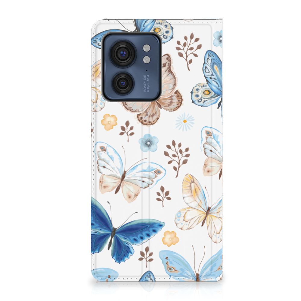 Motorola Edge 40 Hoesje maken Vlinder voorkant