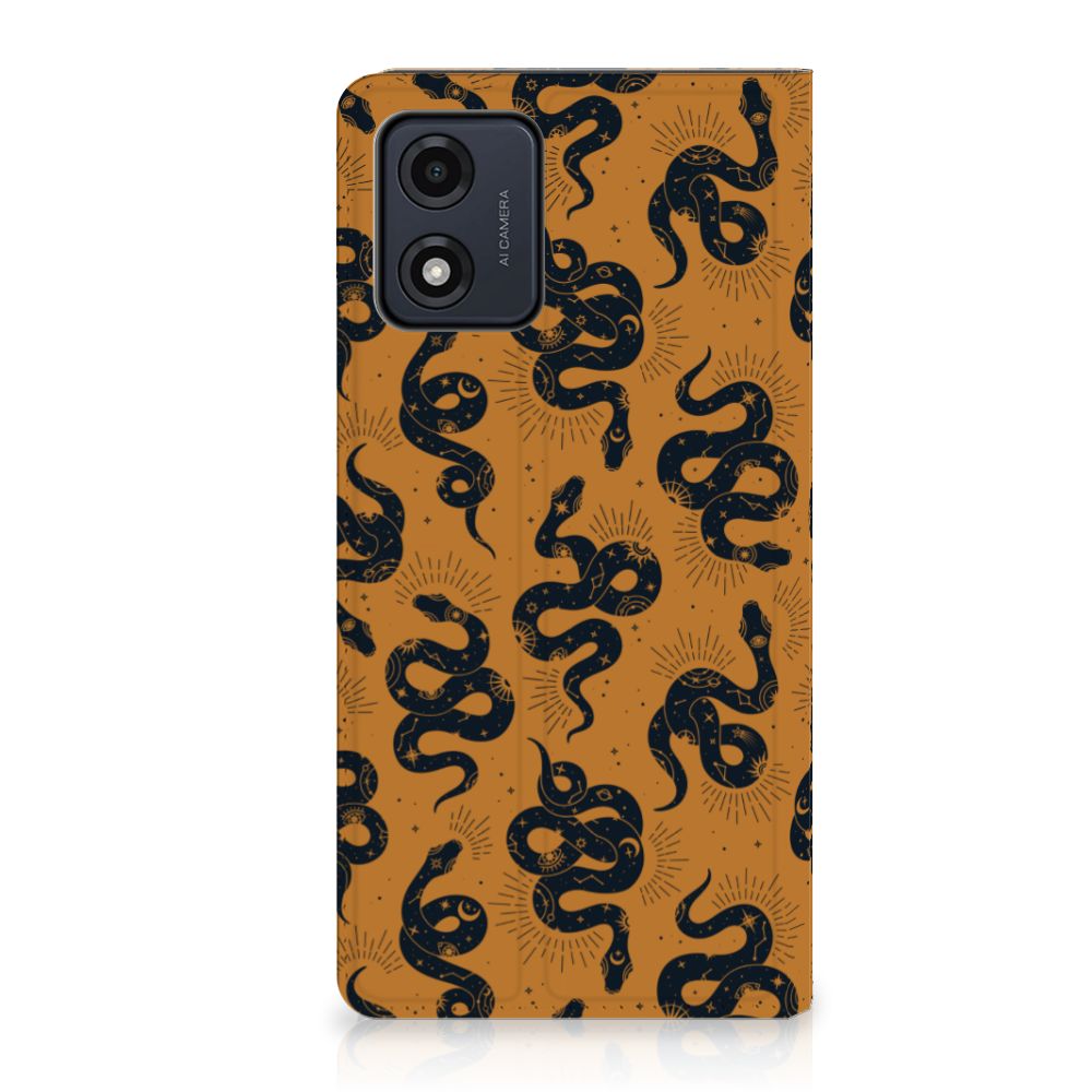 Motorola Moto E13 4G Hoesje maken Snakes bovenaanzicht