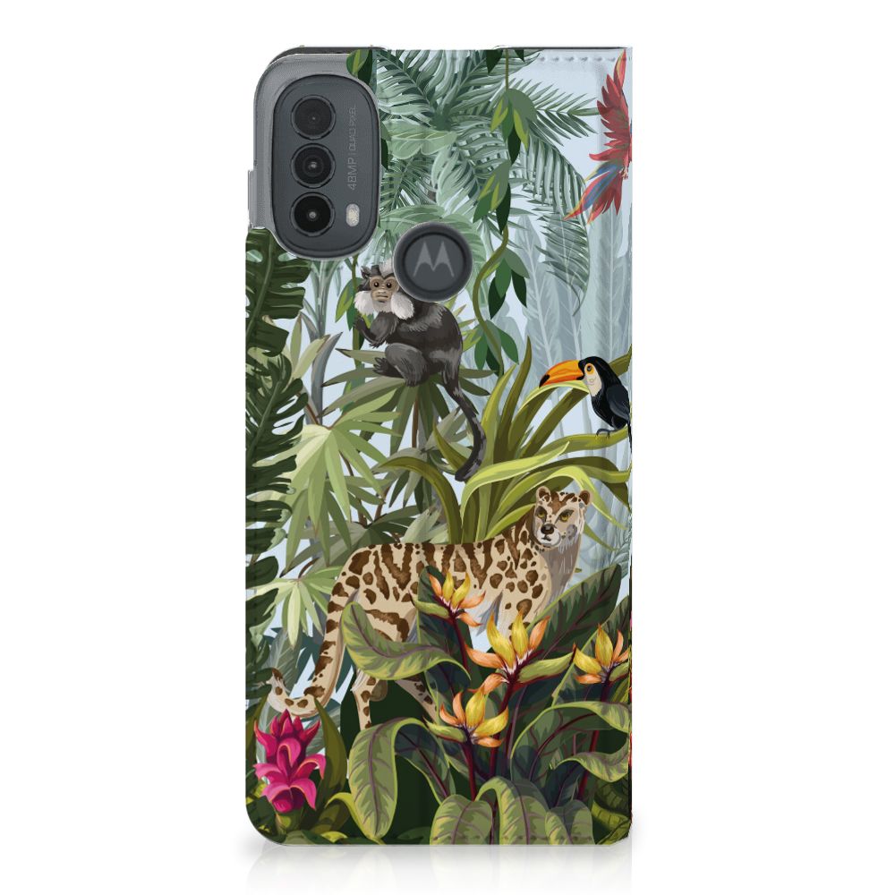 Motorola Moto E20 Hoesje maken Jungle design voorkant