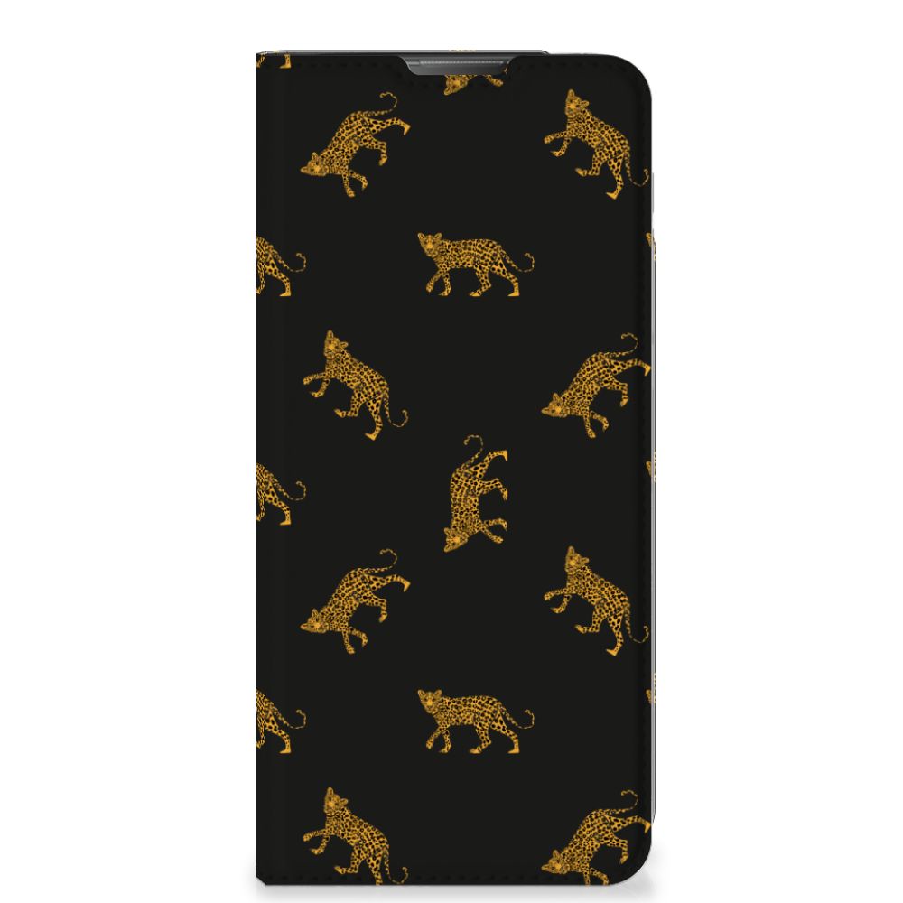 Motorola Moto E20 Hoesje maken Leopards zwart design