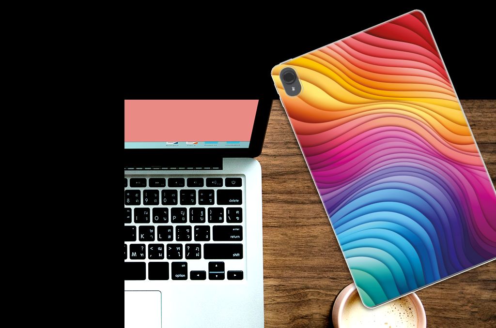 Hoesje maken voor Motorola Moto E20 Paard kleurrijk design bovenaanzicht