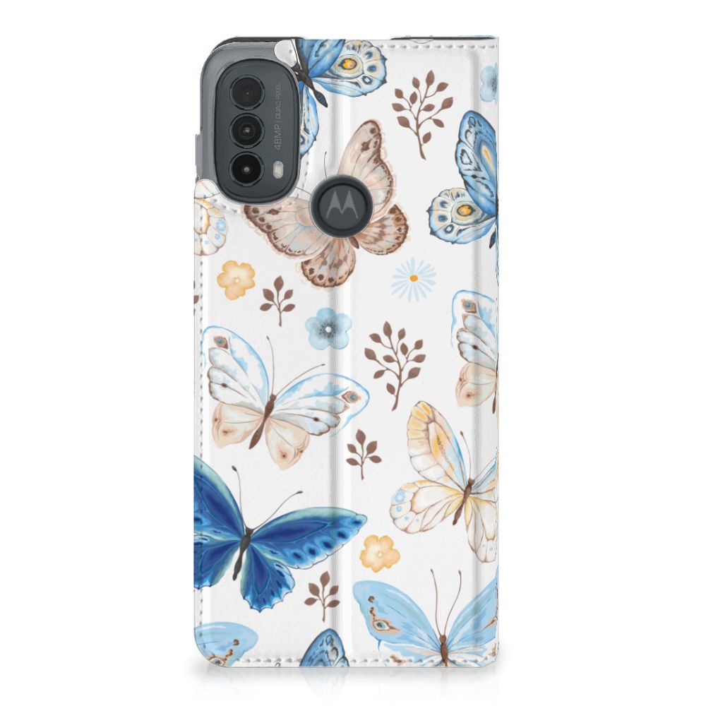 Motorola Moto E20 Hoesje maken Vlinder achterkant