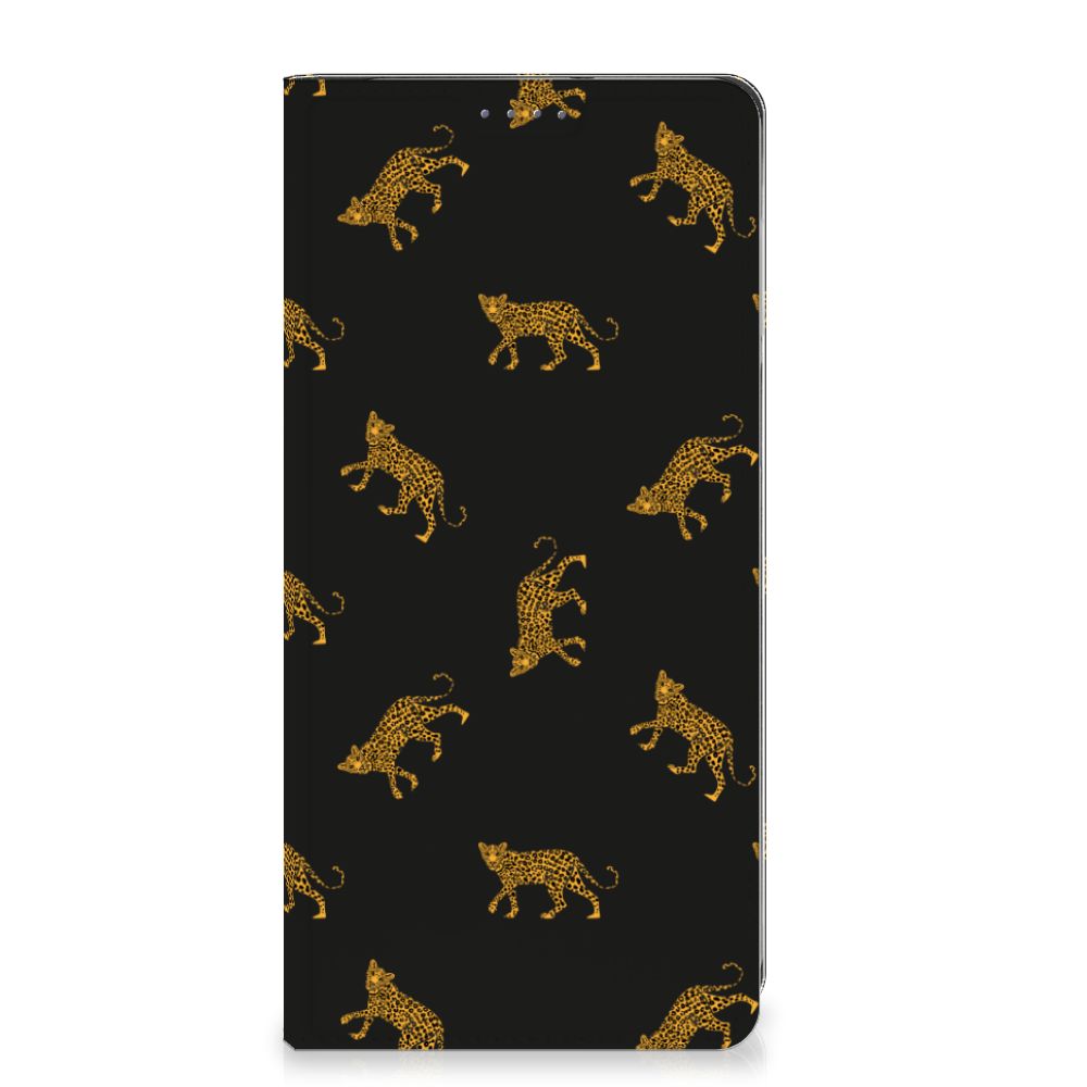 Motorola Moto G54 hoesje maken Leopards design voorkant